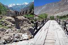 
Crossing Dassu Bridge Over Braldu River
